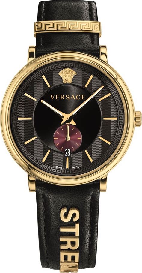 versace manifesto uhr goldfarben|Versace watches credit card.